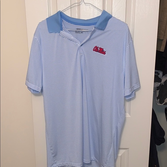 Nike Golf Powder Blue Ole Miss Polo 